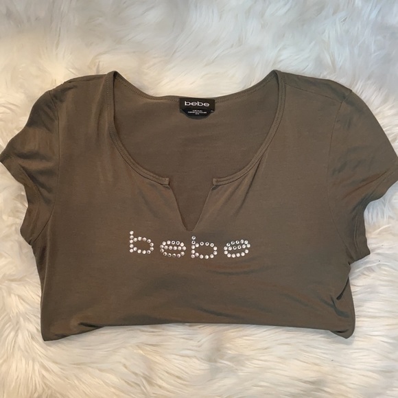 Bebe Rhinestone Top - Picture 4 of 5